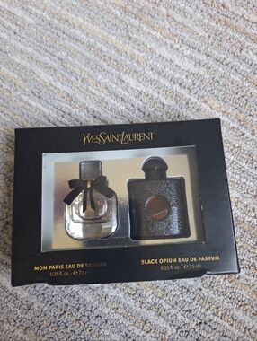 Yves Saint Laurent Perfume Gift Set Mon Paris & Black Opium Eau De Parfum